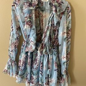 Romper with long sleeve